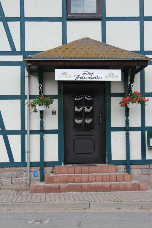 Pension Garni Zum Felsenkeller Nordhausen Exterior foto